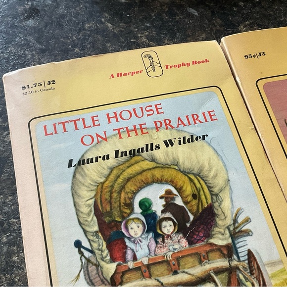 Vintage Little House On The Prairie Books Laura Ingalls Wilder Set of 4 - Picture 3 of 9